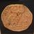 F. McLain "Treasure II" original ceramic token, framed in gold guilt 6 thumbnail