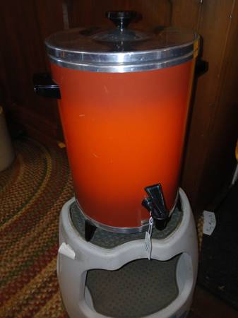 coffee maker - burnt umber church electric percolator 1