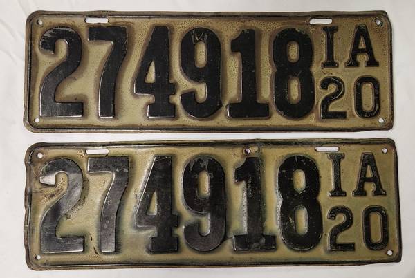 1920 plate set 1