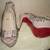 Christian Louboutin Crystal Silver Strass Sparkle shoes Open Peep Toe 4 thumbnail