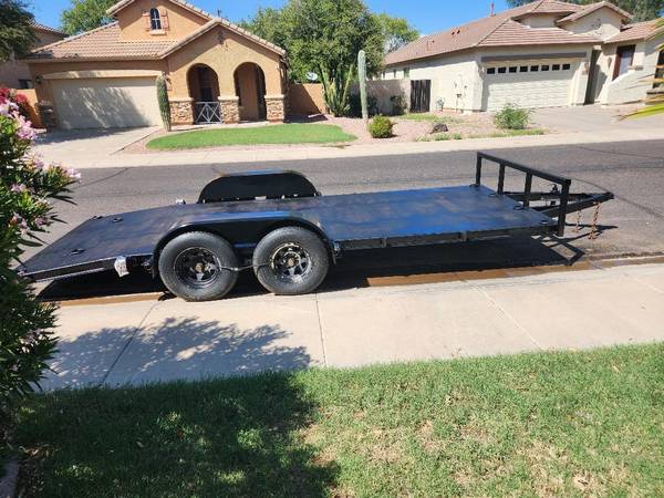 ALL STEEL CAR HAULER TRAILER 8X18FT $3,300 OBO 1