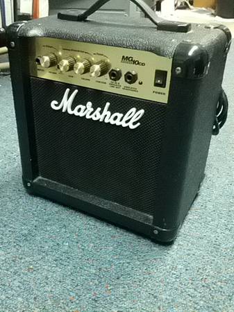 Marshall® MG10CD Guitar Amplifier 2 Channel Combo Practice BackStage 1