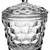 Vintage Fostoria American Clear Rare Glass Jam Pot and Lid 6 thumbnail