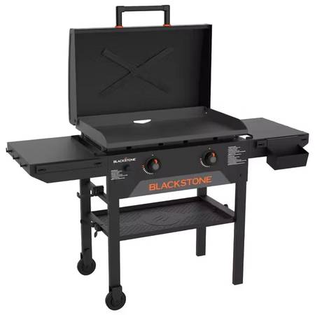 New Blackstone Original 28” Omnivore Griddle with X-Braced Hood and Du 1