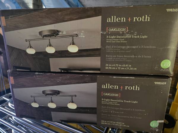 3 light decorative track light 1