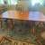 Rustic log dining table 2 thumbnail