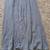 Women's 4 Monique Lhuillier Bridesmaids Dress Blue Excellent Condition 4 thumbnail
