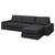 Ikea KIVIK 4-seat Sectional Sofa Couch w/Chaise 1 thumbnail