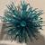 GLITTERED AND SEQUINED BURST ORNAMENT, TURQUOISE (Set of 4) 1 thumbnail