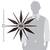 Like new Infinity Instruments Utopia Metal 30" Sunburst Wall Clock 4 thumbnail