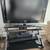 Chrome and glass T.V. stand 2 thumbnail