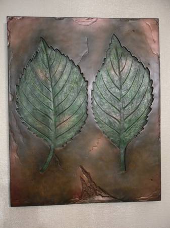 Indoor Outdoor Artwork Of Aspen - Birch Leaves 1