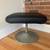 Mid Century Leather Ottoman Footrest Footstool 3 thumbnail