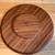 Solid wood spinning table/lazy susan w/ ceramic serving bowls 3 thumbnail