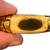 Vintage Bone And Brass Chunky Bangle Bracelet 6 thumbnail