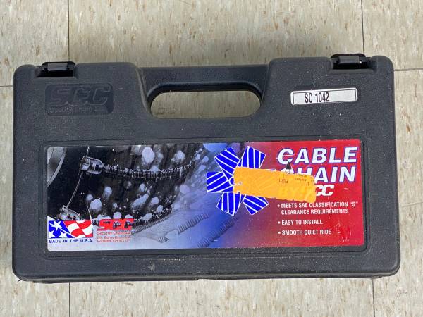 Quik Grip Tire snow cable chains By SCC 1