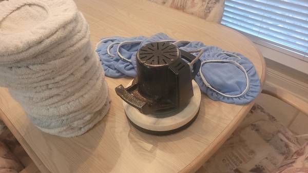 GEM Orbital Buffer with 30 terry cloth and 10 microfiber bonnets 1