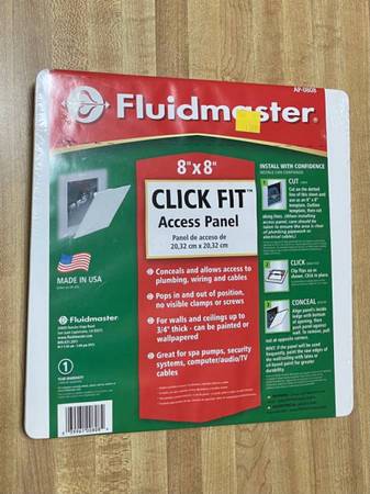 Access Panel 8“ x 8“ Click Fit  Fluidmaster 1