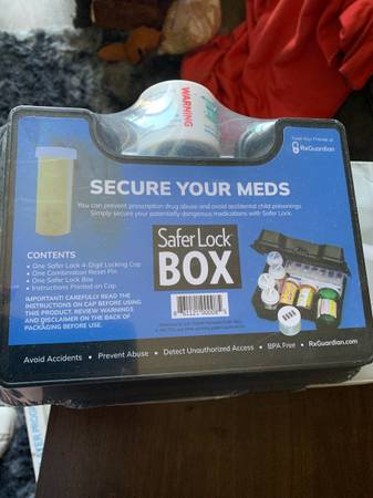 Medication lock box 1