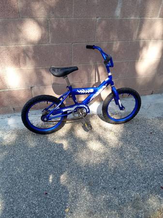 Small Bravo Boys Bike 16" Wheels Blue Van Nuys 1