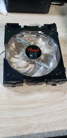 Rosewill Antech Rear HDD Cage 120mm Fan & holder bracket 1