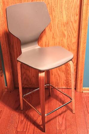 Gray Room and Board Pike Bar Stool 1