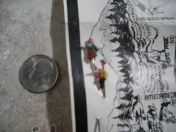 Vintage Pin Size string dolls 1