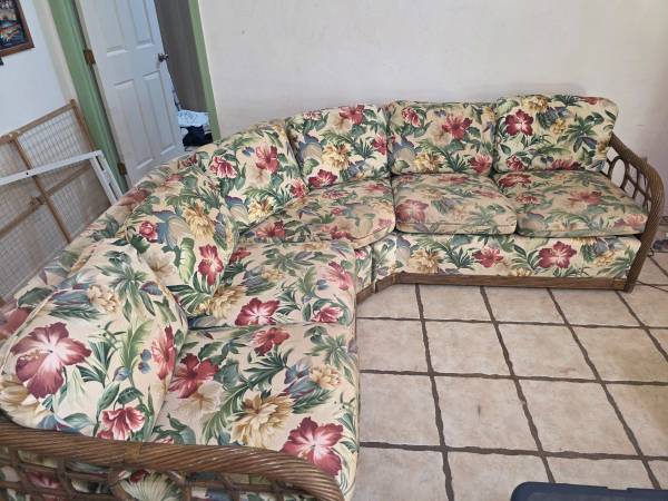 Sectional couch and recliners 1