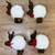 4pc Matching Plush Reindeer Ornaments 3 thumbnail