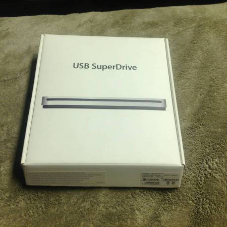 Apple USB SuperDrive model A1379 empty box with manual & warranty card 1
