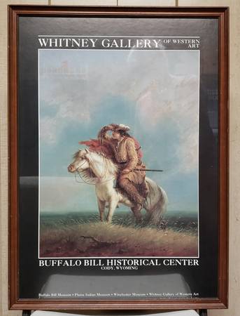 framed print of "The Lost Greenhorn" by Alfred Jacob Miller 1