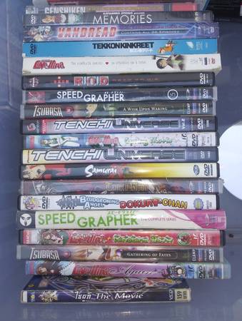 (19)  Anime DVDs 1