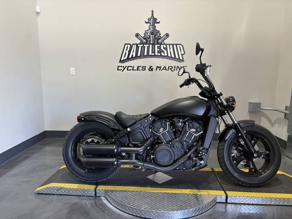 2021 Indian Motorcycle® SCOUT BOBBER SIXTY, THUNDER BLK SMK, 49ST 1