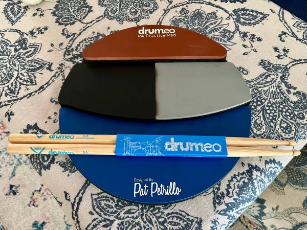 Drumeo P4 Drum Practice Pad 1