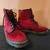 Doc Marten Vintage red velvet 8 eye boots US women’s size 8 2 thumbnail