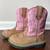 John Deere Western Boots Tan/Pink 10M US Toddler 1 thumbnail