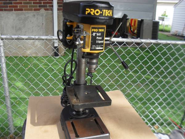 Drill Press - Pro-Tech - 8" Drill Press, 5-Speed 1