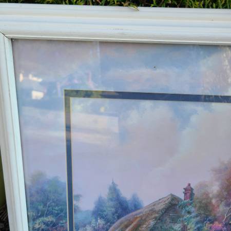 Cabaña Kincaid, arte de Bridge River, Carl Valente, pueblo de Print Frame - $50 (Mukilteo)63471461079299123