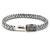 Sterling Silver Byzantine Style 8-inch Link Bracelet 11058631 1 thumbnail