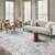 RUUGME Washable Abstract 8X10 Area Rug Non-Slip Stain Resistant 2 thumbnail