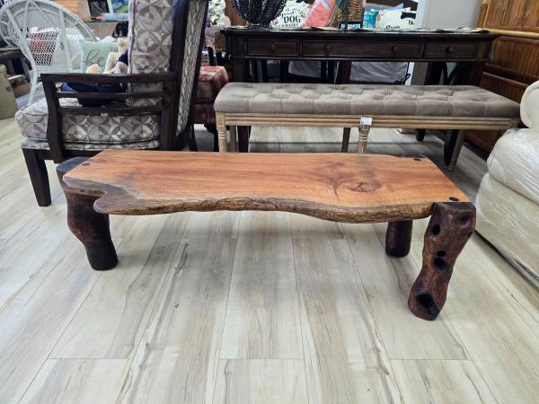 Original Jeff Walters live edge Bench or Coffee Table 1