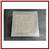 Serena & Lily Mercer Square Gray Wood Raffia Table 4 thumbnail