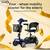 new  4-wheels electric transport scooter, elderly, long range 8 thumbnail