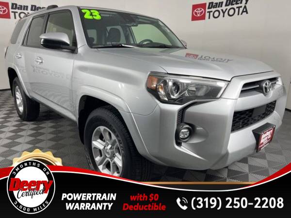 Certified 2023 Toyota 4Runner SR5 Classic Silver Metallic 1