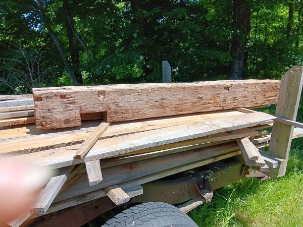 Rustic hand hewn  beam 1