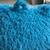 NEW AQUA BLUE BACK REST PILLOW SPINE SUPPORT w HANDLE & SIDE ARMS 3 thumbnail
