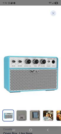 YUER BA-10Pro 10W Portable Acoustic Guitar Amp, 6.35mm Dynamic Microph 1