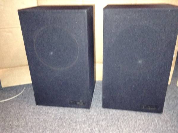 Mission Speakers w Monster Cable Excellent Condition! 1