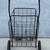 Black Sturdy Utility / Shopping Cart w/Extra Large Basket that Folds Flat for St 4 thumbnail