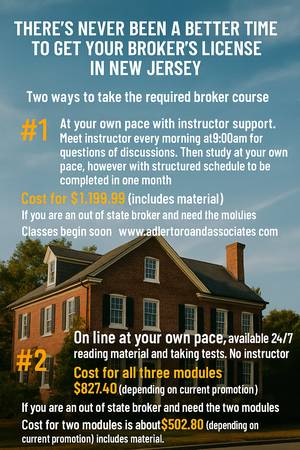 Online real estate course or virtual with instructor flexible schedule 1